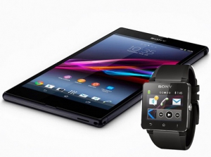 Планшетофон Xperia Z Ultra и умные часы SmartWatch 2 от Sony